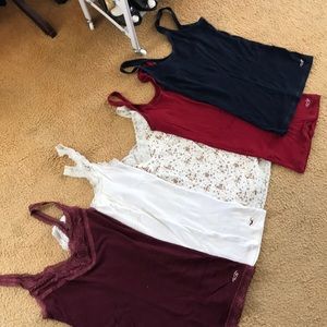 5 Hollister tank tops